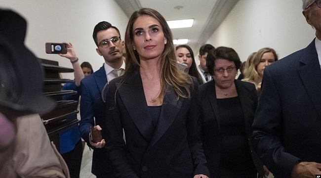 Hope Hicks Beyaz Saray'a Geri Dönüyor