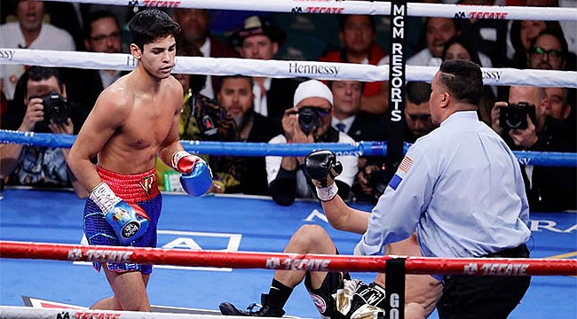 Ryan Garcia'nın Rakibi İlk Rauntta Nakavt Oldu