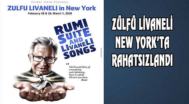 Zülfü Livaneli New York'ta Hastaneye Kaldırıldı