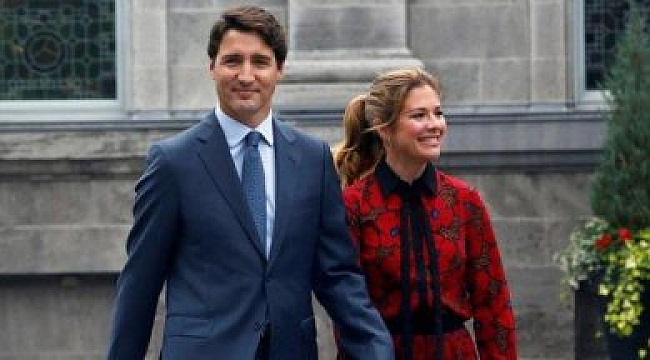 Kanada Başbakanı Trudeau ve eşide, Corona 