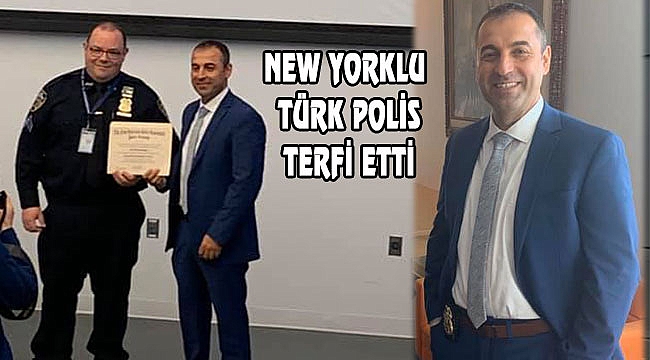 New York'ta Türk Polis Ali Hammutoğlu Terfi Etti