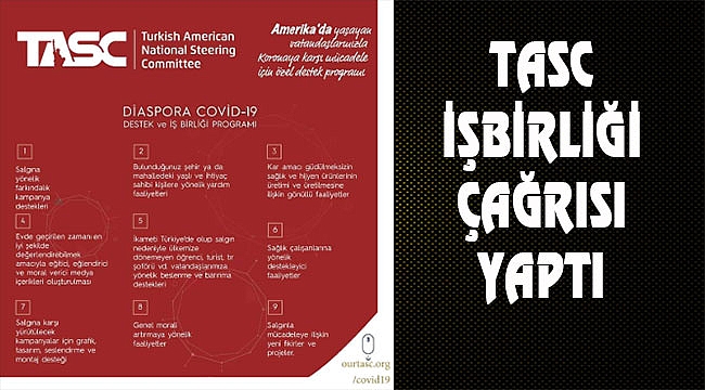 TASC'tan Corona Mağdurlarına Destek