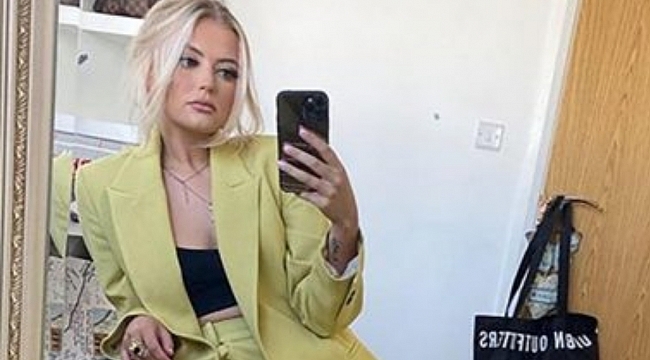 Lucy Fallon kıyafetlerini satıyor