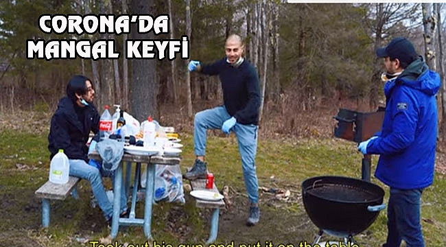 New York'ta Salgında Mangal Keyfi