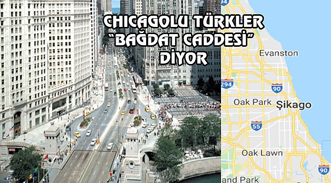 Chicago'nun Bağdat Caddesi: Michigan Ave