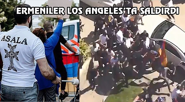 Ermeniler Los Angeles'ta Azerilere Saldırdı