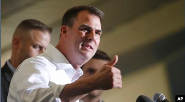 Oklahoma Valisi Kevin Stitt'in Corona Testi Pozitif