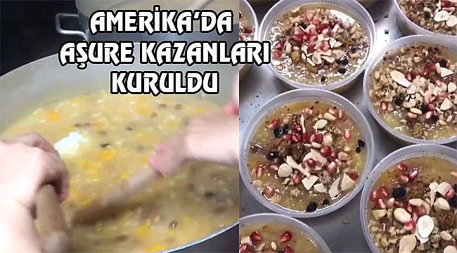 Amerika'daki Türk Camilerinde Aşure İkramı