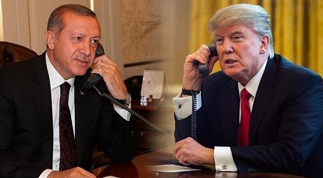 Erdoğan'dan Trump'a Teşekkür