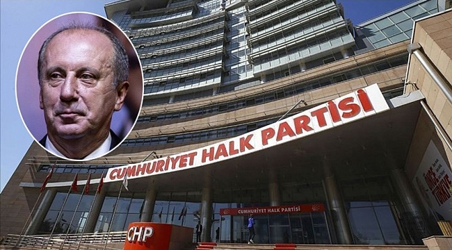 Muharrem İnce'ye CHP'den Jet yanıt