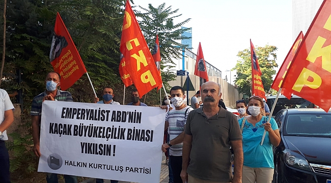 ABD'nin Ankara Büyükelçilik İnşaatında Eylem