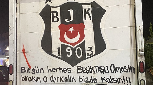 New York'ta Beşiktaş Aşkını Kamyonuna Yazdı