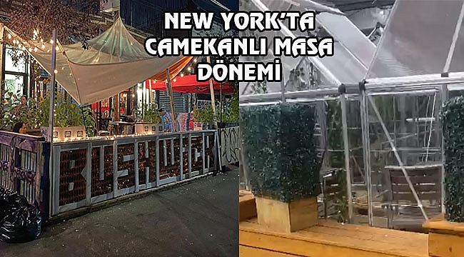 New York'ta Cafelere Kulübeli Masalar