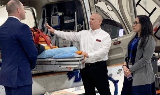 New York'ta Ambulans Helikopter Düştü:2 Ölü