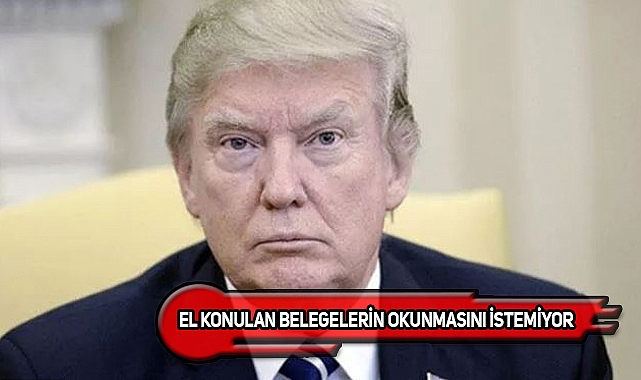 Trump, ABD Devletine Dava Açtı!