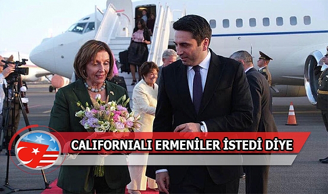 ABD Meclis Başkanı Pelosi Ermenistan'da