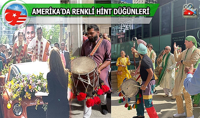 Amerika'da Hintlilerin Sokak Düğünleri