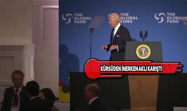 Biden'dan, Kürsüden İnerken Garip Davranışlar!