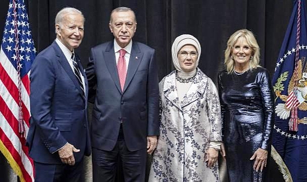 Cumhurbaşkanı Erdoğan Biden'ın Resepsiyonuna Katıldı