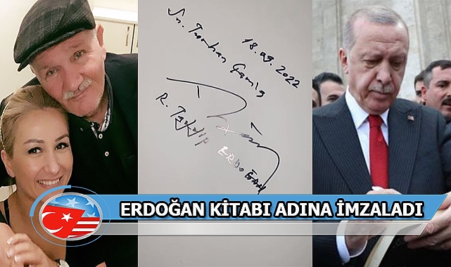 Erdoğan'dan Aycan Çam'ın Babasına İmzalı Kitap