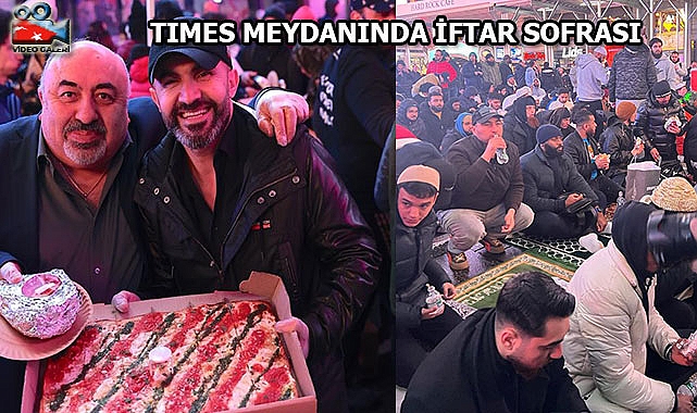 Times Square'de İftar ve Teravih