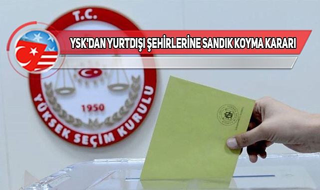 YSK, Long Island Ve South Jersey'e Sandık Koyuyor