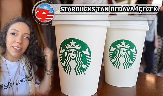 Amerika'da Starbucks'tan Bedava İçecek