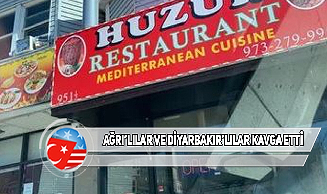 Paterson Huzur Cafe'de Türkler Bıçakla Birbirine Girdi