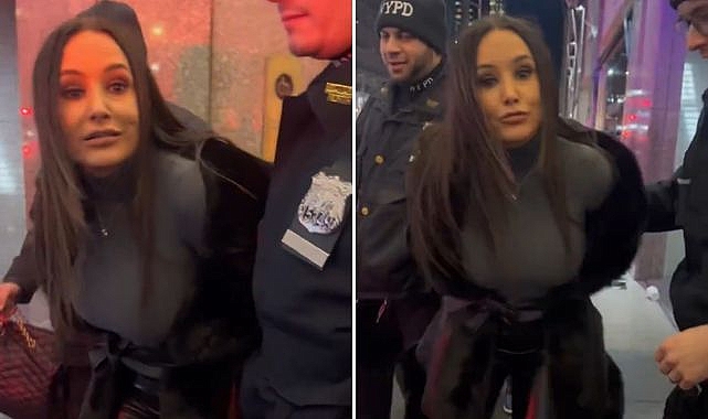 Lisa Ann, komedi şovunda gözaltına alındı: Elleri kelepçeli yaka paça dışarı çıkarıldı! 