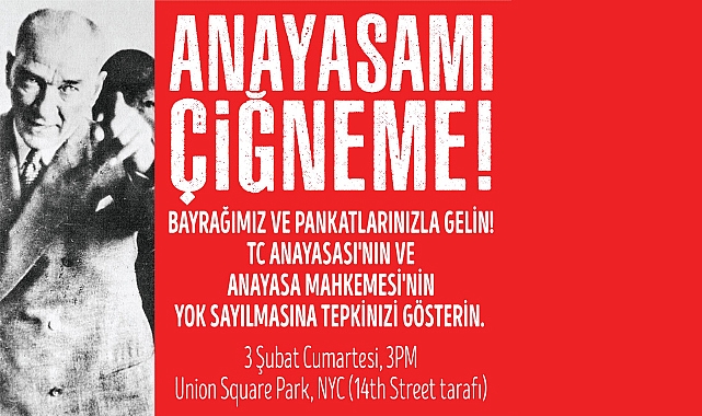 New York'ta 'Anayasamı çiğneme' protestosu düzenlenecek: Union Square Park'ta sessiz protesto