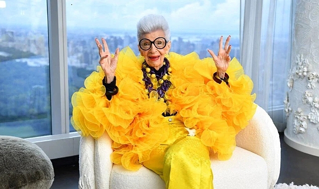 Moda dünyasının ikonu Iris Apfel, 102 yaşında hayatını kaybetti