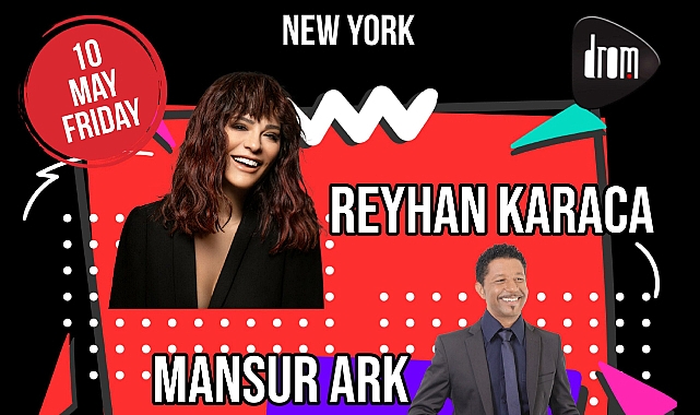 Reyhan Karaca ve Mansur Ark, "90'lar Türk Pop Gecesi"yle New York'ta sahne alacak