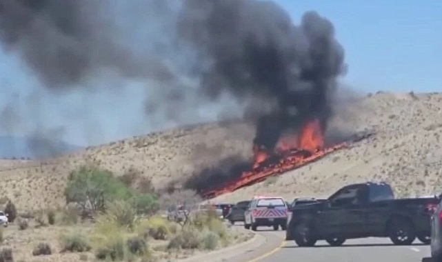 ABD'ye Ait Askeri Uçak New Mexico'da Yere Çakıldı!