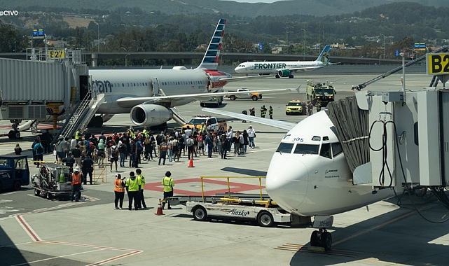 American Airlines Uçağında Korkutan Yangın!