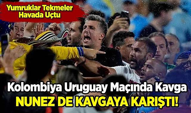 Copa Amerika Yarı Final Maçında Kavga