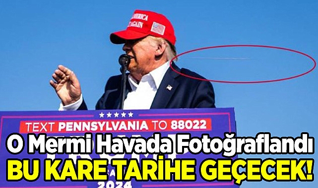 Tarihi Kare; Trump'ı Sıyıran Kurşun Havada Fotoğraflandı!