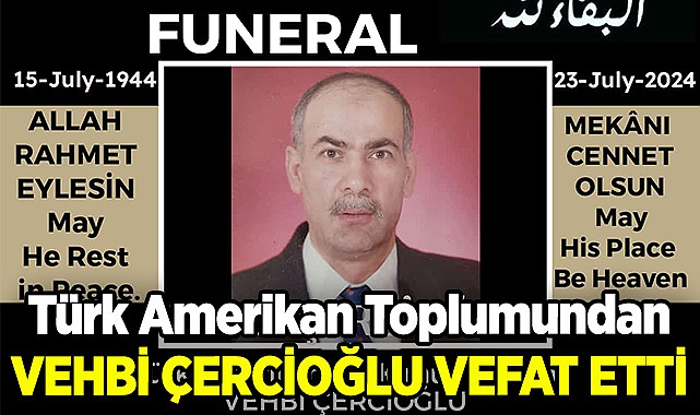 Vehbi Çercioğlu Hayatını Kaybetti