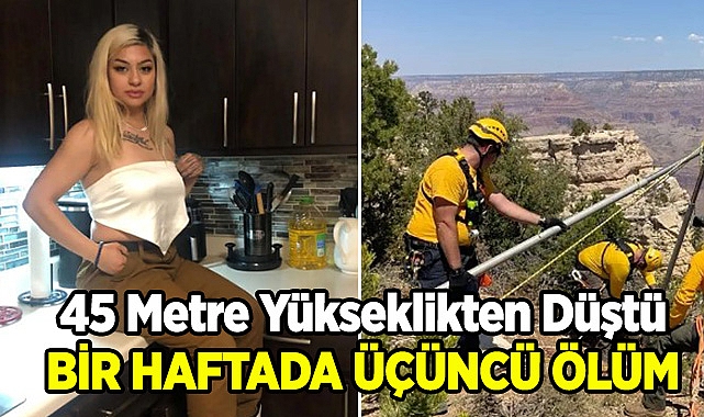 45 Metre Yükseklikte Düştü