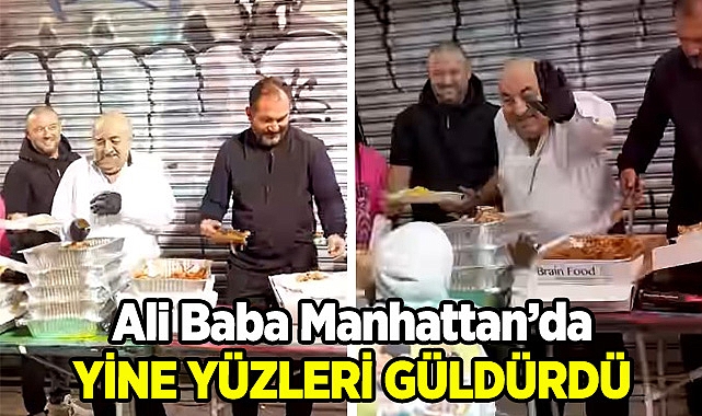 Bir Ali Baba Klasiği; Manhattan'da Yemek Dağıttı