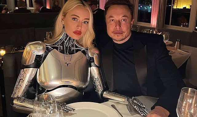 Elon Musk Robot Sevgilisini Akşam Yemeğine Çıkardı