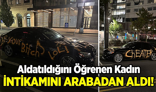 Aldatıldığını Öğrenen Kadın, İntikamını Sevgilisinin Arabasından Aldı!