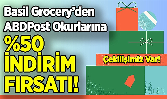 Basil Grocery'den ABDPOST Okurlarına Özel Çekilişi!