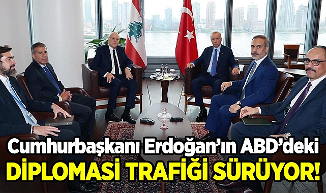 Cumhurbaşkanı Erdoğan'ın ABD'deki Diplomasi Trafiği Sürüyor!