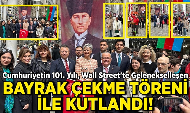 Cumhuriyetin 101. Yılı, Gelenekselleşen Bayrak Çekme Töreni İle Kutlandı!