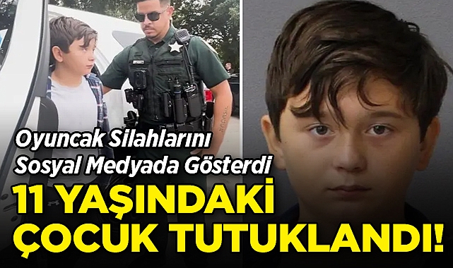 Oyuncak Silahlarını Sosyal Medyada Gösteren 11 Yaşındaki Çocuk, Tutuklandı!