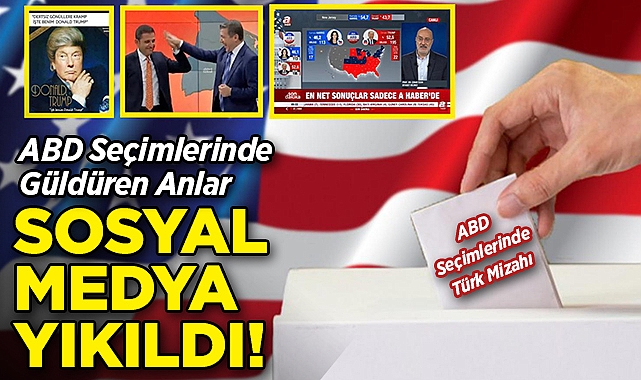 ABD Seçimlerine Türk Mizahı Damga Vurdu: Sosyal Medya Yıkıldı!