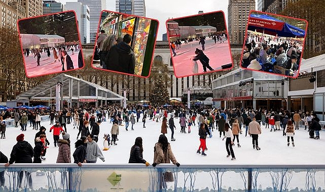 Bryant Park kış köyü açıldı: Buz pisti, hediyelikler ve etkinliklerle kış keyfi başladı