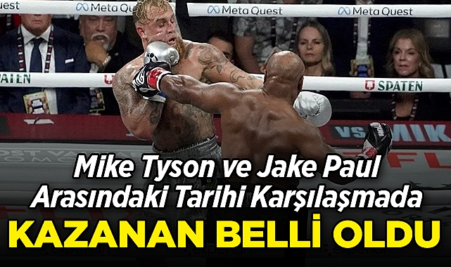 Mike Tyson ve Jake Paul Arasındaki Tarihi Karşılaşmada Kazanan Belli Oldu!