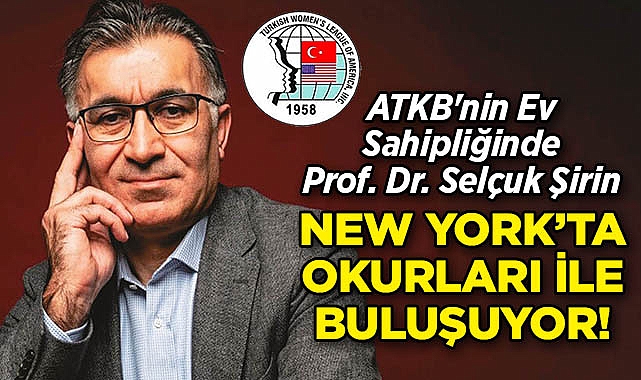 Prof. Dr. Selçuk Şirin, ATKB'nin Ev Sahipliğinde Okurları İle Buluşacak!