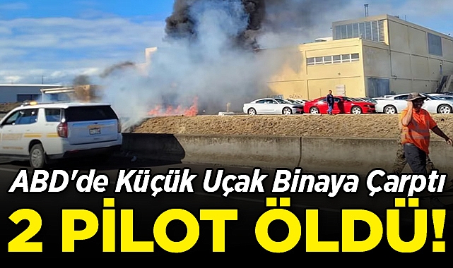 ABD'de Küçük Uçak Binaya Çarptı: 2 Pilot Hayatını Kaybetti!